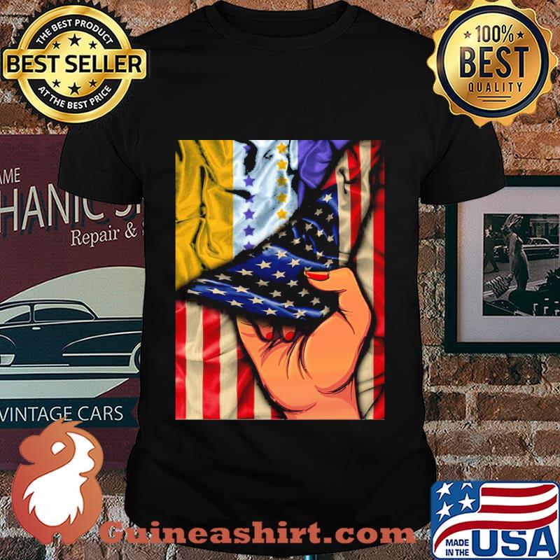 Pull the american flag happy independence day shirt