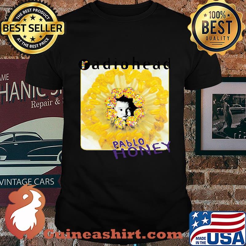 Radiohead pablo honey flower shirt