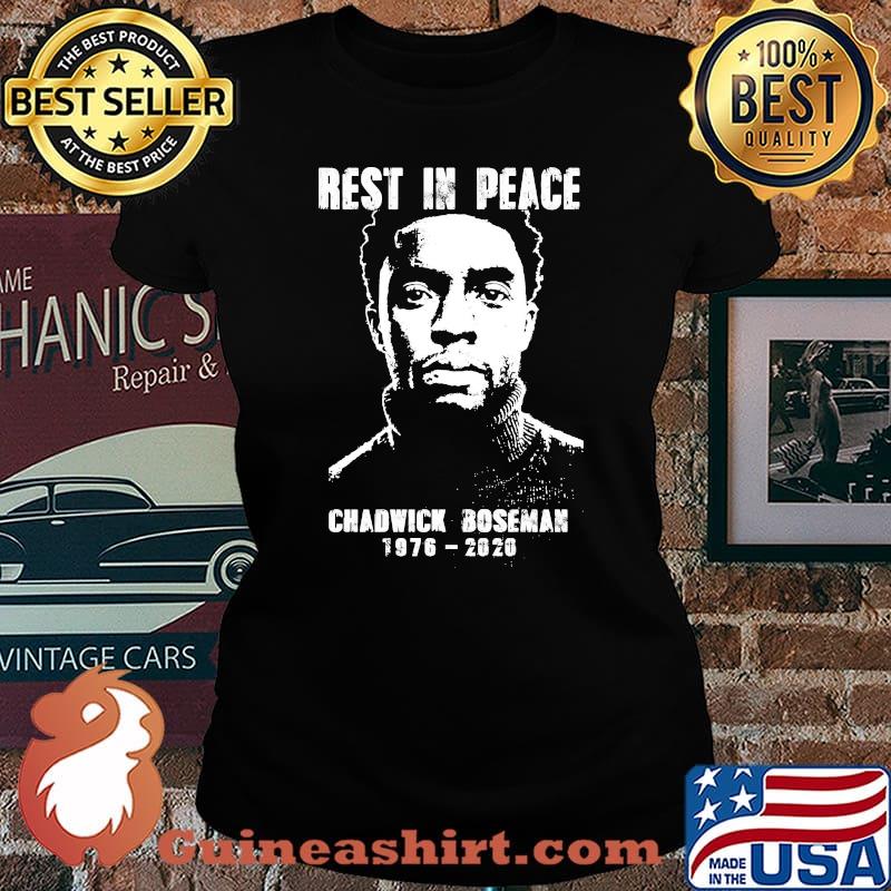 Rest in peace chadwick boseman rip 1976 2020 s Laides tee