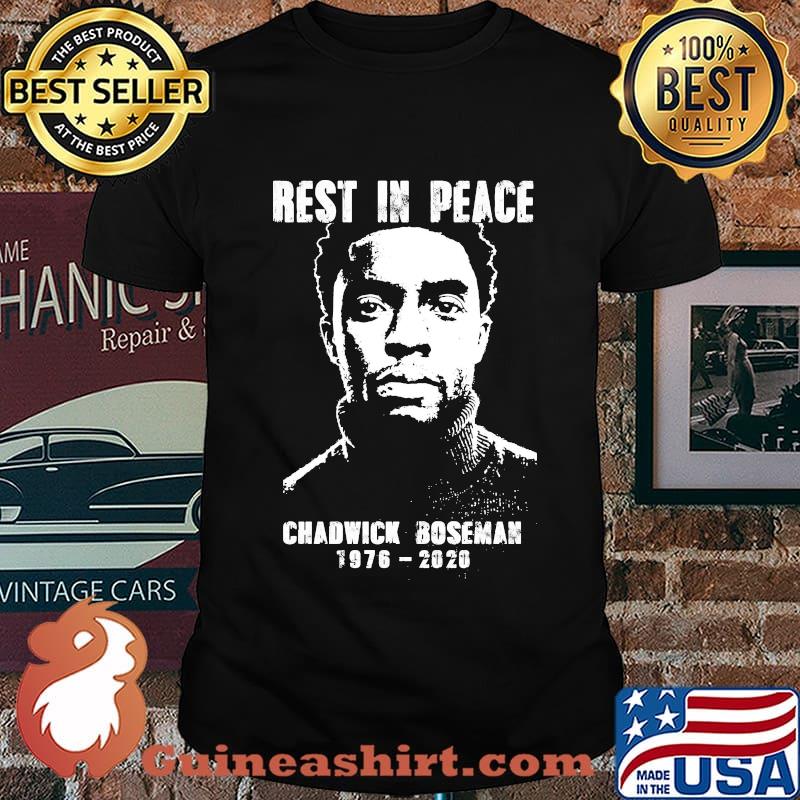 Rest in peace chadwick boseman rip 1976 2020 shirt