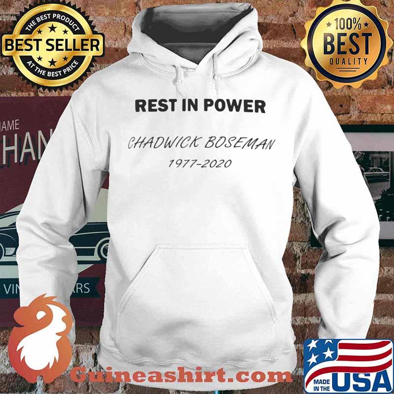 Rest in power black panther chadwick rip 1977 2020 s Hoodie