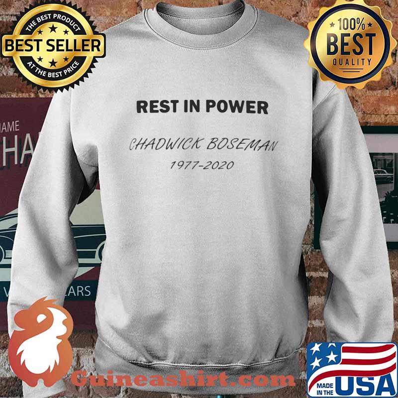 Rest in power black panther chadwick rip 1977 2020 s Sweater