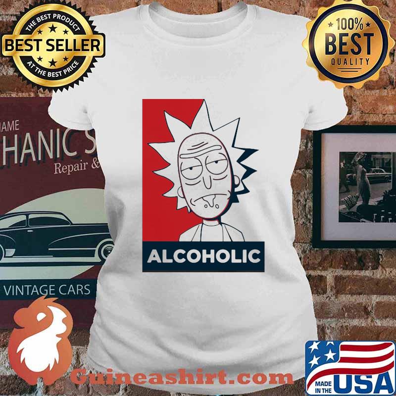 Rick science alcoholic cartoon s Ladies tee