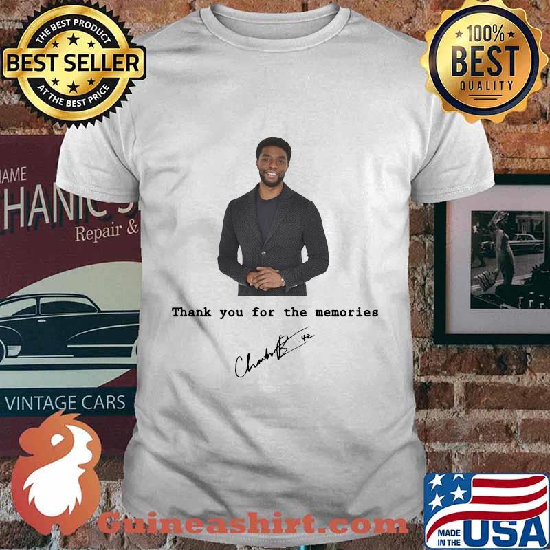 Rip Black Panther 1977-2020 thank you for the memories signature shirt