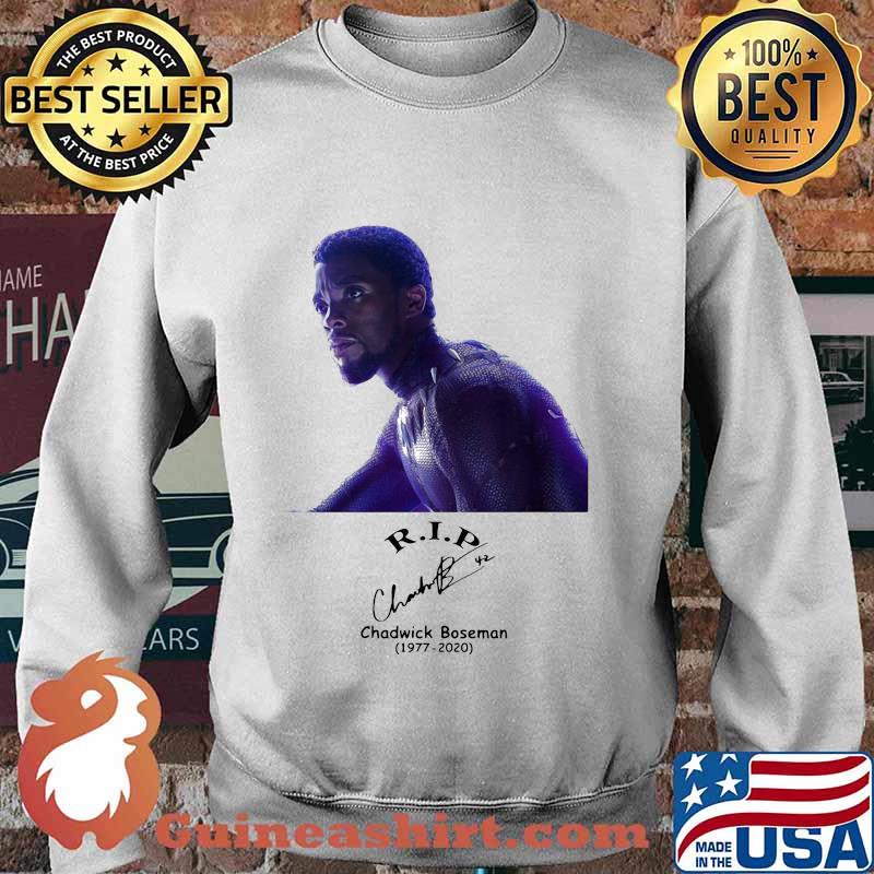 Rip black panther Chadwick Boseman 1977-2020 signature Shirt Sweater