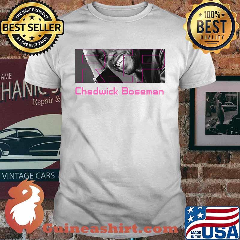 Rip chadwick black panther actor smiling shirt