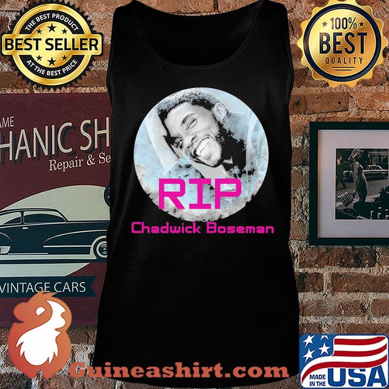 Rip chadwick boseman actor black panther smiling s Tank top