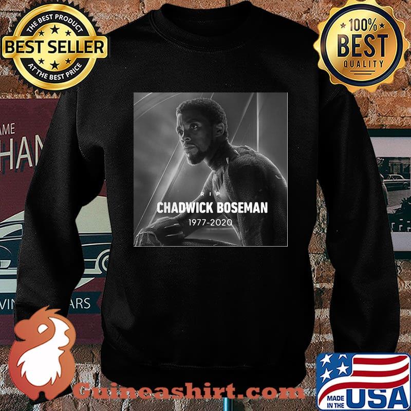 Rip Chadwick Boseman black panther 1977-2020 thank you for the memories s Sweater