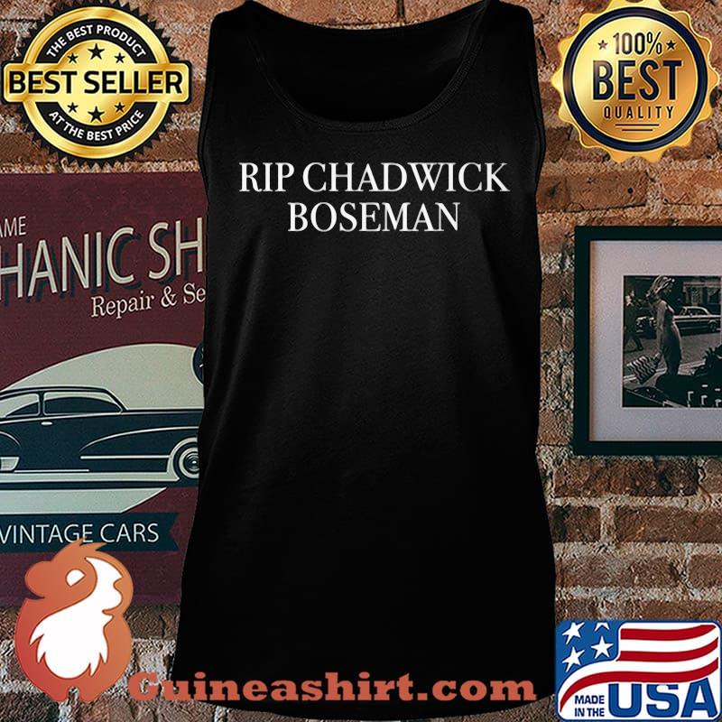 Rip chadwick boseman black panther actor 2020 black s Tank top