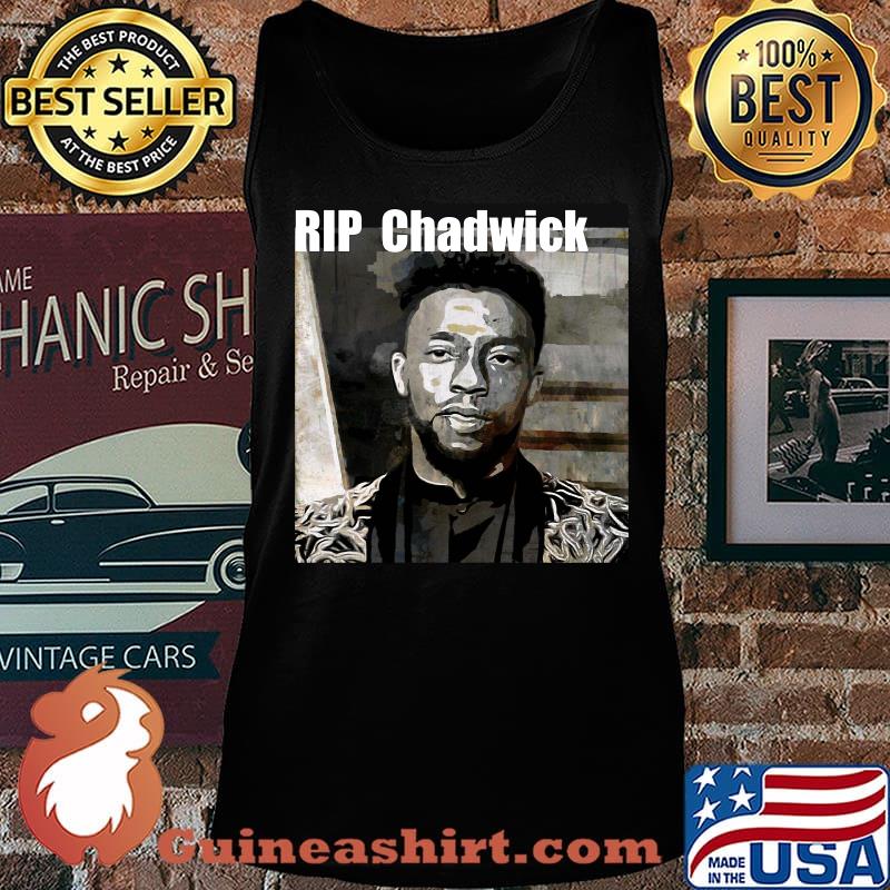 Rip chadwick boseman black panther actor art 2020 s Tank top