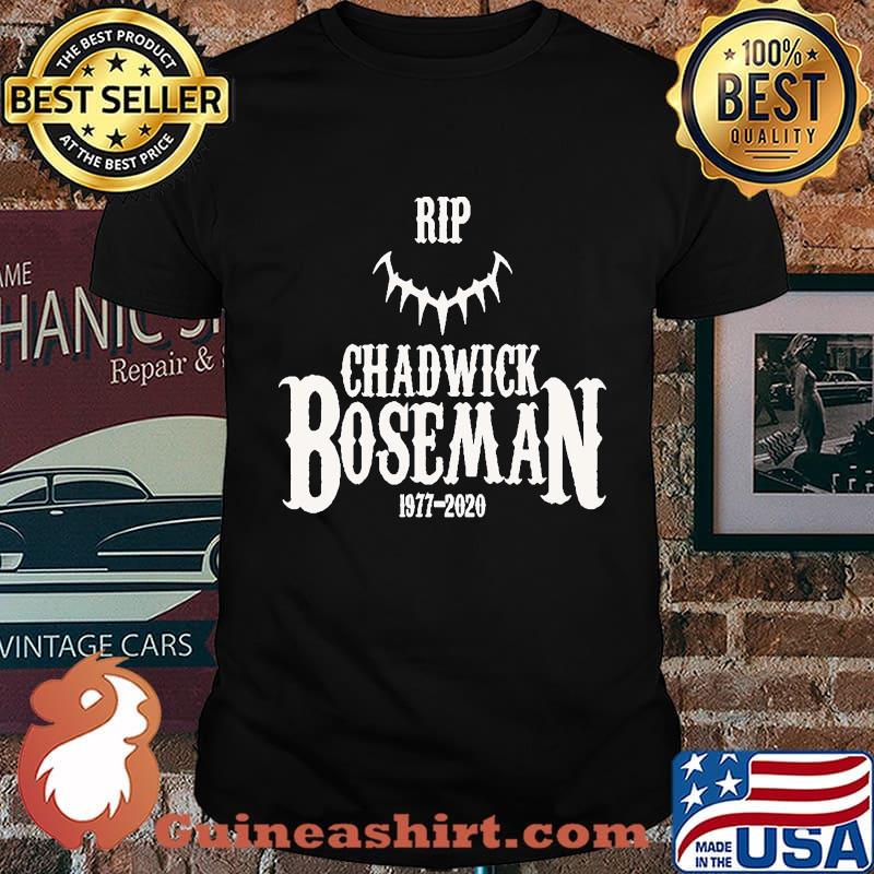 Rip chadwick boseman marvel heroes black panther actor 1977 2020 shirt