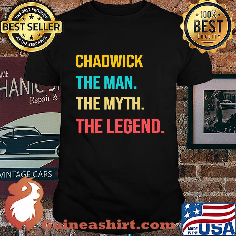 Rip chadwick boseman the man the myth the legend vintage shirt