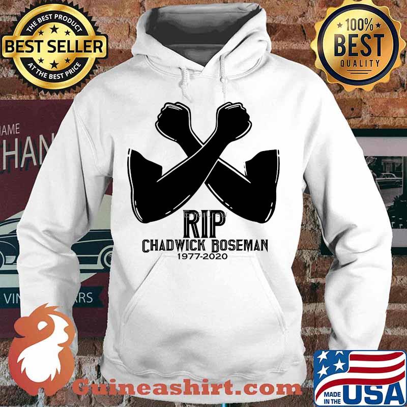 Rip chadwick Boseman1977 2020 hand s Hoodie