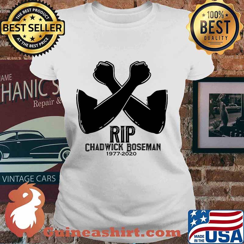 Rip chadwick Boseman1977 2020 hand s Ladies tee
