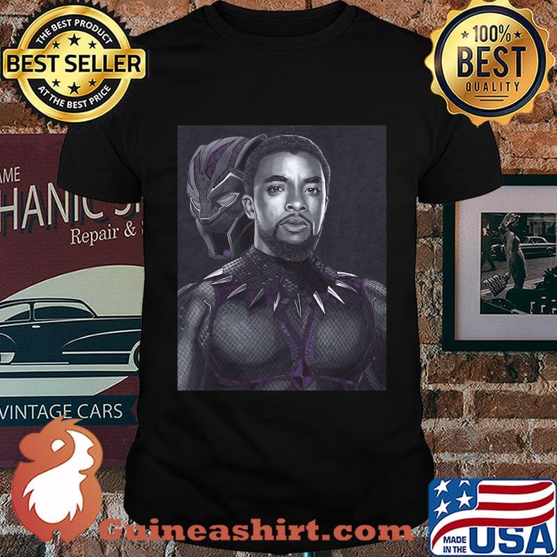 RIP Marvel heroes black panther chadwick Bosebam art shirt