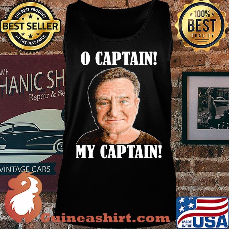Robin williams dead o captain my captain s Tank top