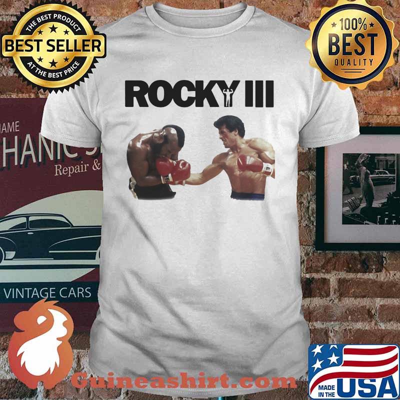 Rocky balboa vs clubber lang boxing iii shirt