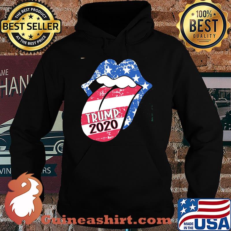 Rolling stones trump 2020 american flag independence day s Hoodie