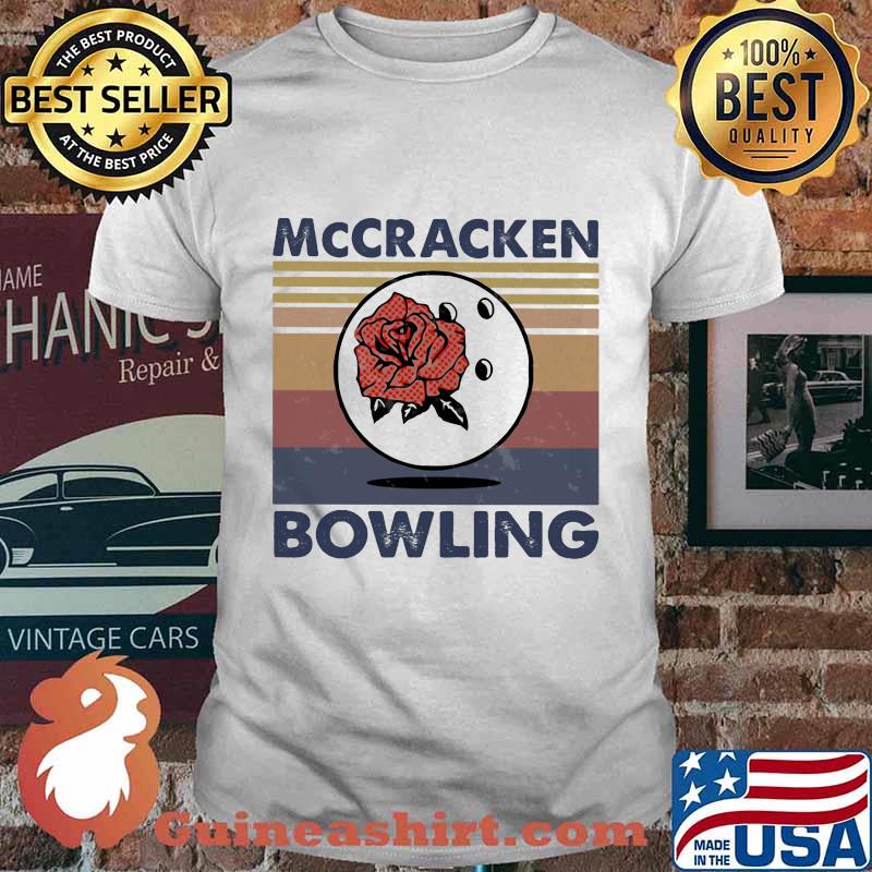 Rose mccracken bowling vintage retro shirt