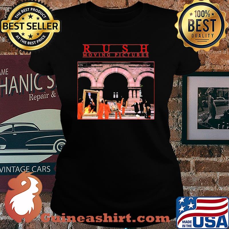 Rush band moving pictures s Laides tee