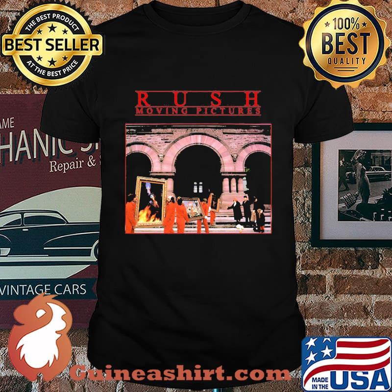Rush band moving pictures shirt