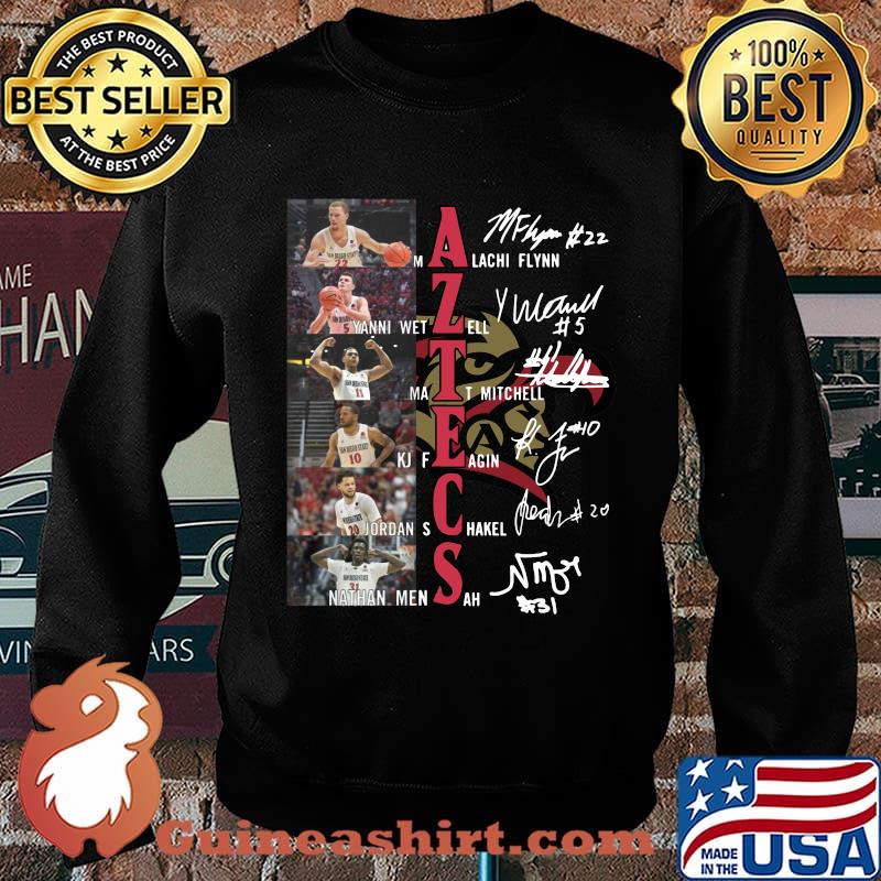 San diego state aztecs men's basketball players signatures s Sweater
