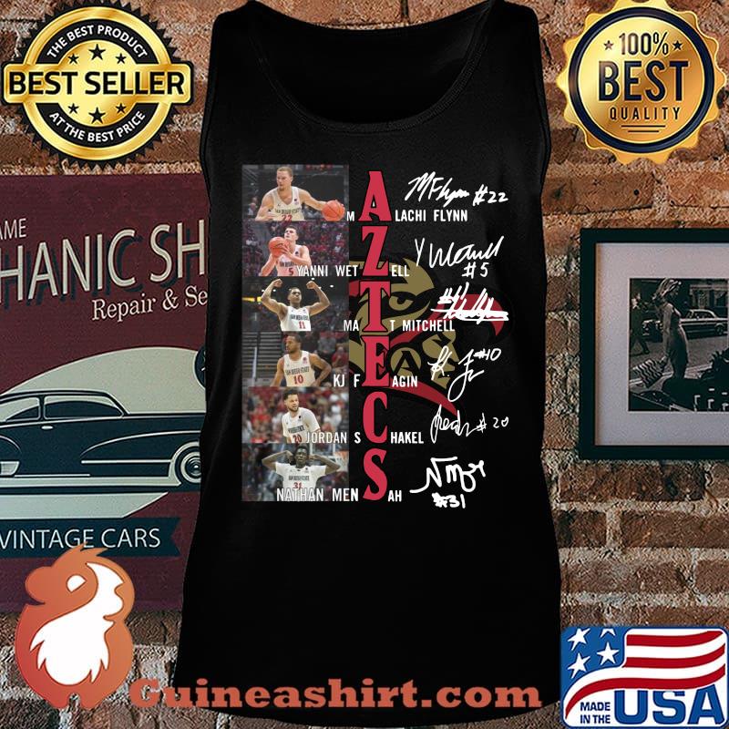 San diego state aztecs men's basketball players signatures s Tank top