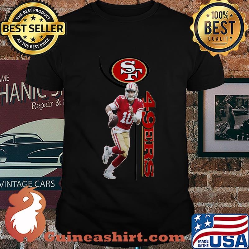 San francisco 49ers football 10 jimmy garoppolo shirt