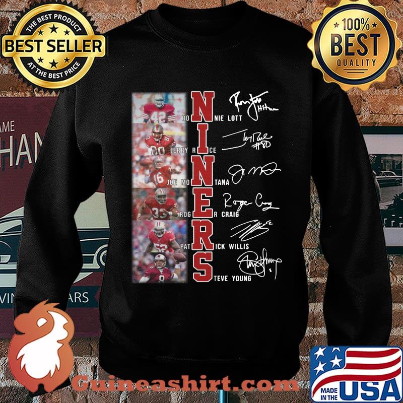 San francisco 49ers niners football players signatures s Sweater