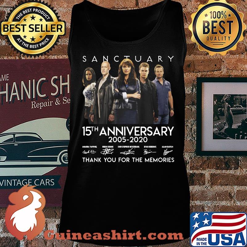 Sanctuary 15th anniversary 2005 2020 signature thank you for the memories s Tank top