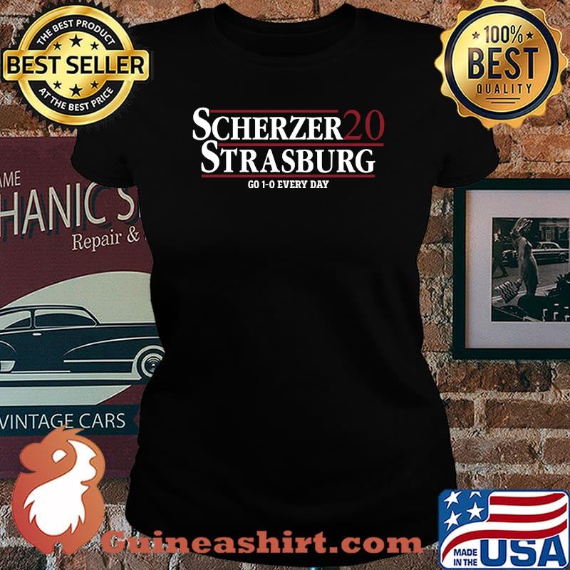 Scherzer strasburg 2020 go 1-0 everyday s Laides tee