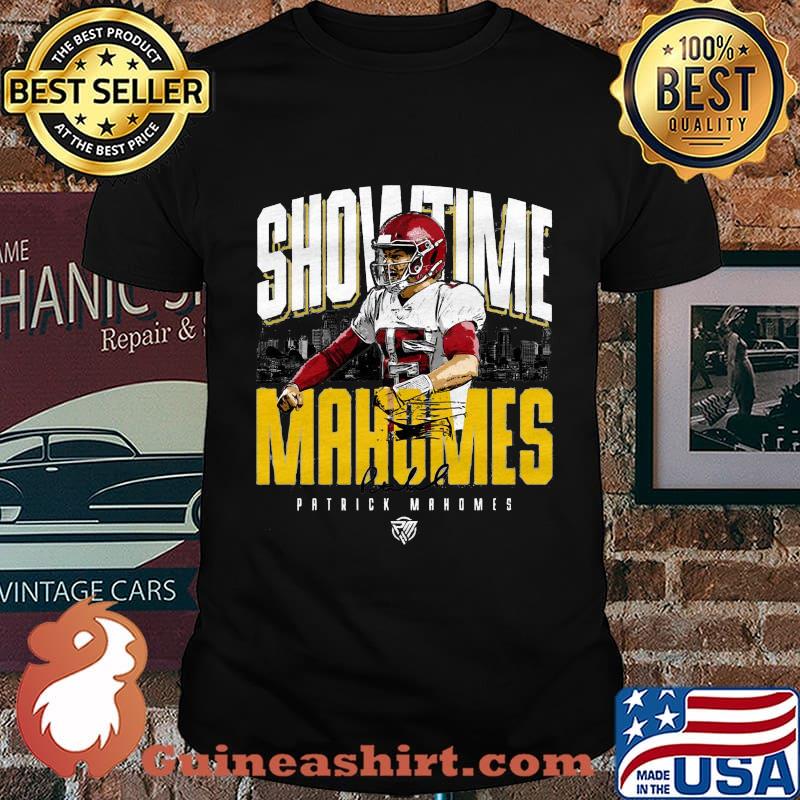 Showtime mahomes patrick mahomes kansas city chiefs shirt