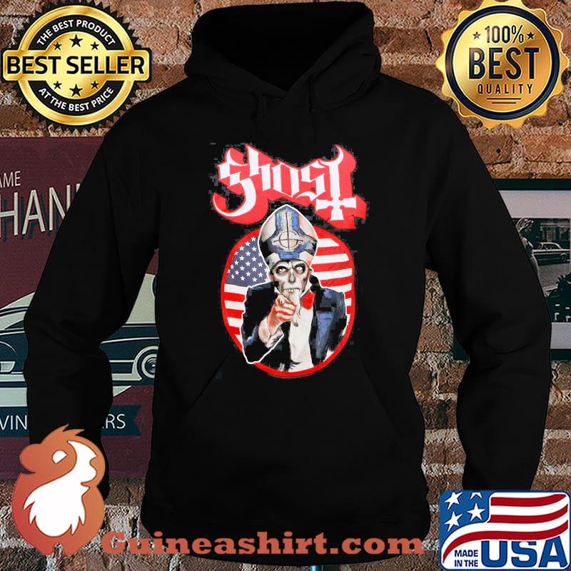 Skeleton ghost papa wants you american flag independence day s Hoodie
