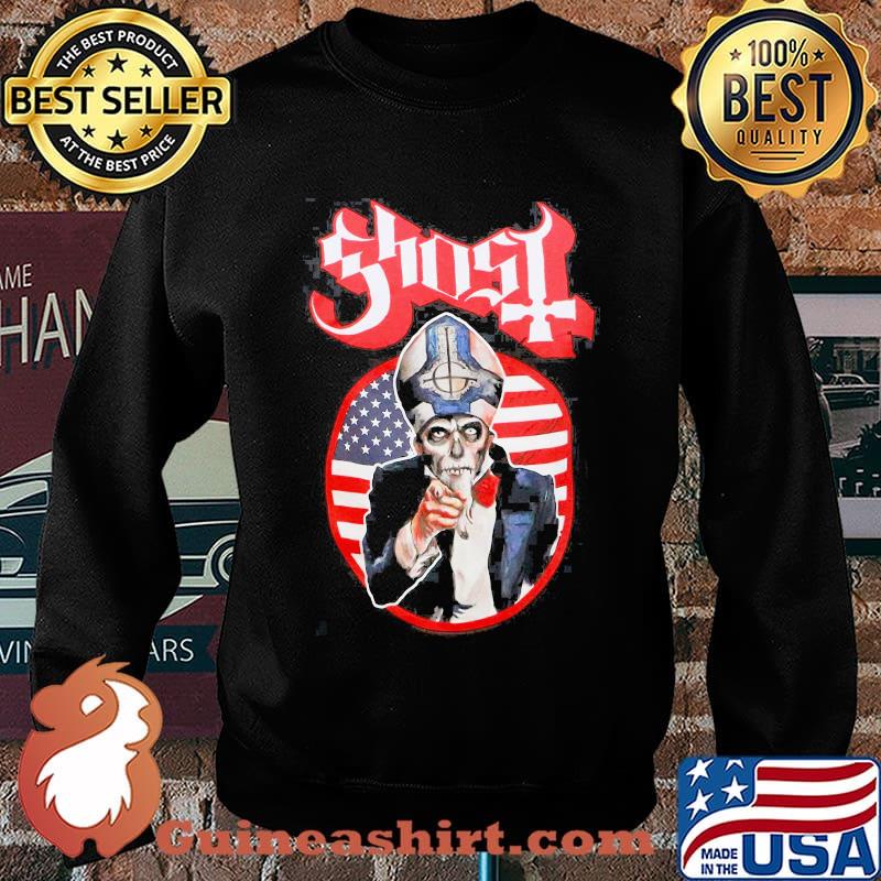 Skeleton ghost papa wants you american flag independence day s Sweater