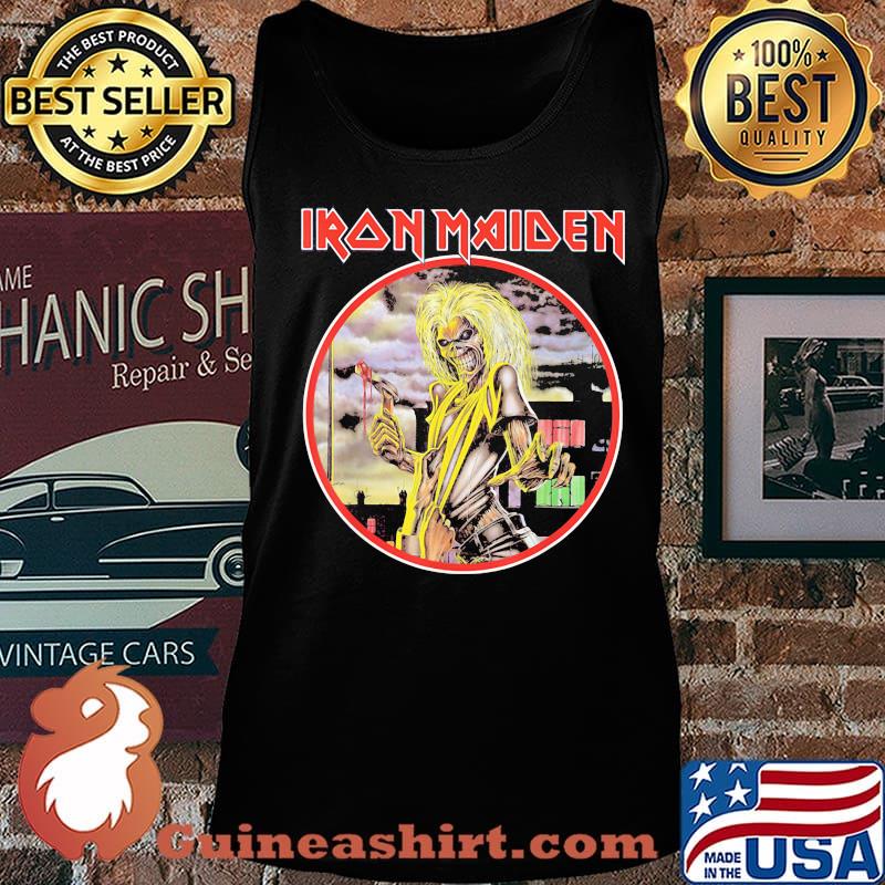 Skeleton iron maiden band s Tank top