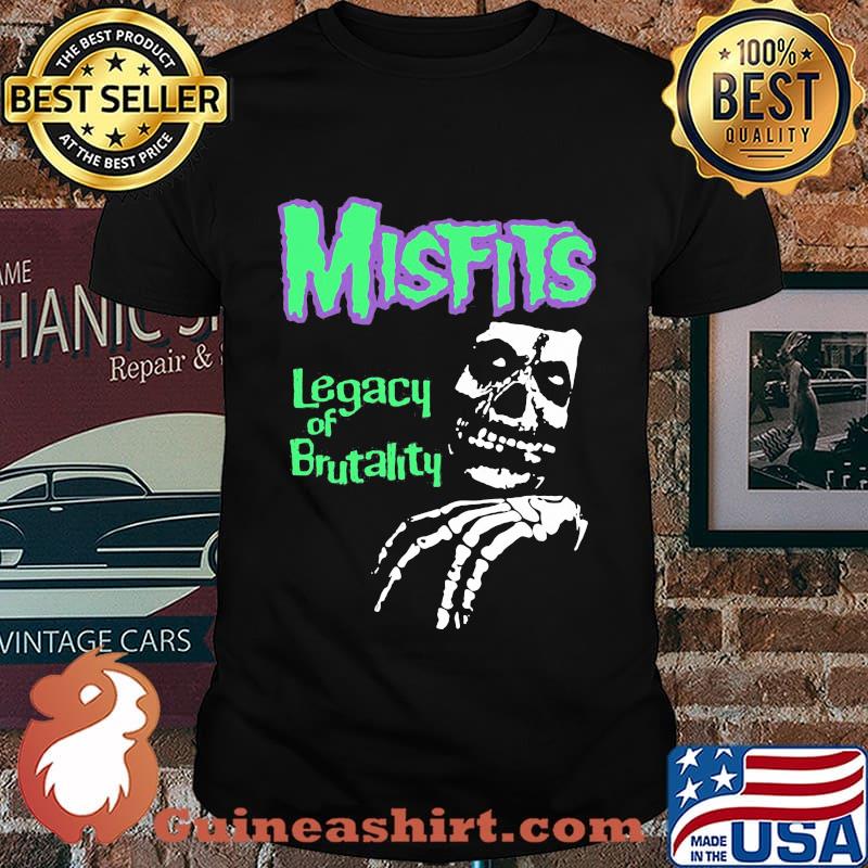 Skeleton misfits legacy of brutality shirt
