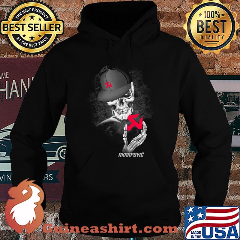 Skeleton skull akrapovic logo s Hoodie