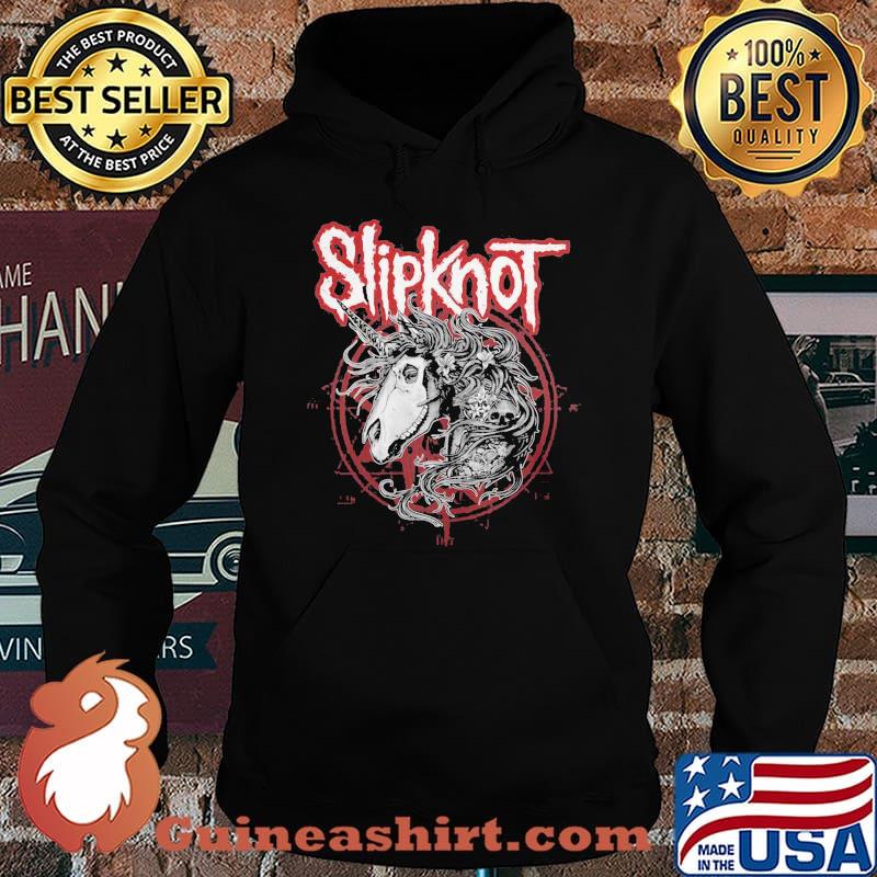 Skeleton unicorn slipknot band s Hoodie