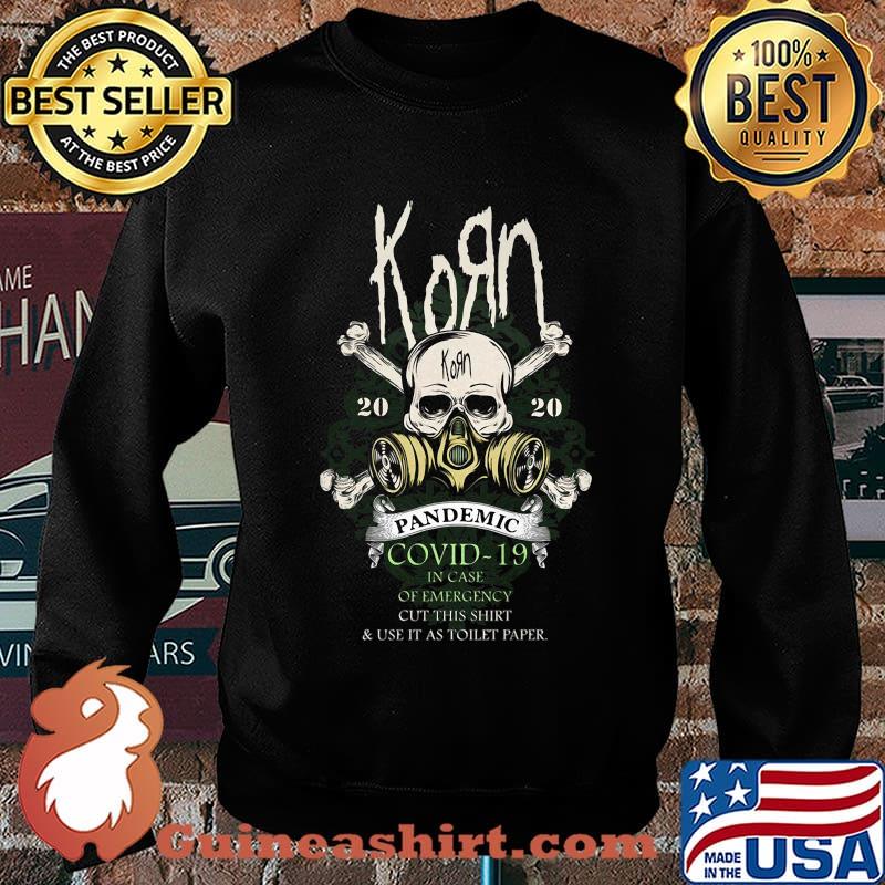 Skull korn 2020 pandemic covid-19 in case of emergency cut this s Sweater