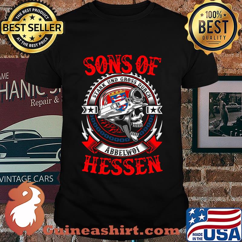 Skull sons of stark und gross durch äbbelwoi hessen shirt