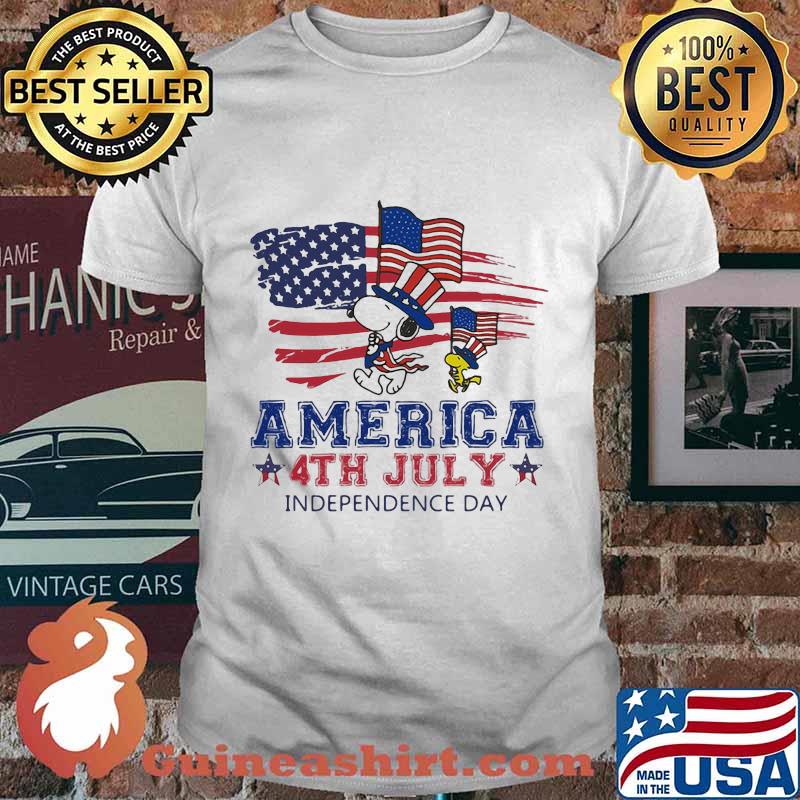 Snoopy and woodstock american 4th july independence day shirt
