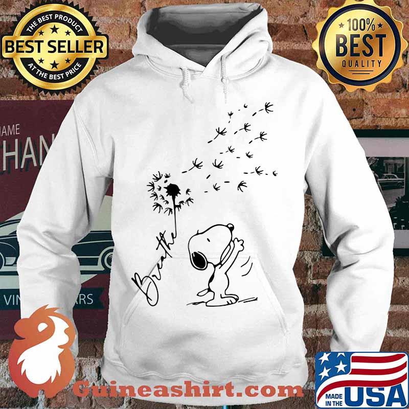Snoopy dandelion flower breathe s Hoodie