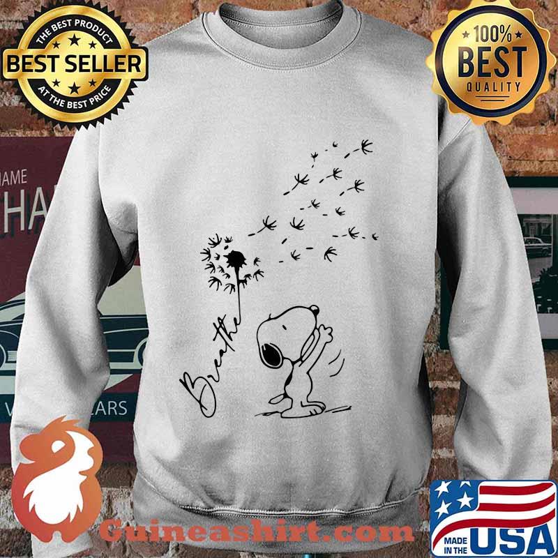 Snoopy dandelion flower breathe s Sweater