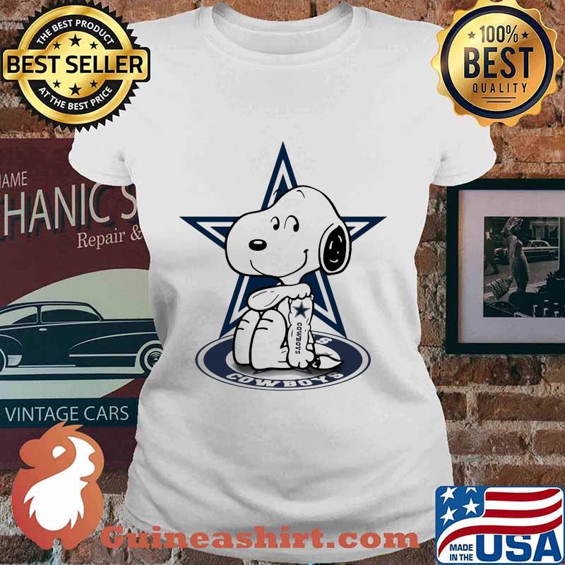 Snoopy tattoos dallas cowboys football logo s Ladies tee