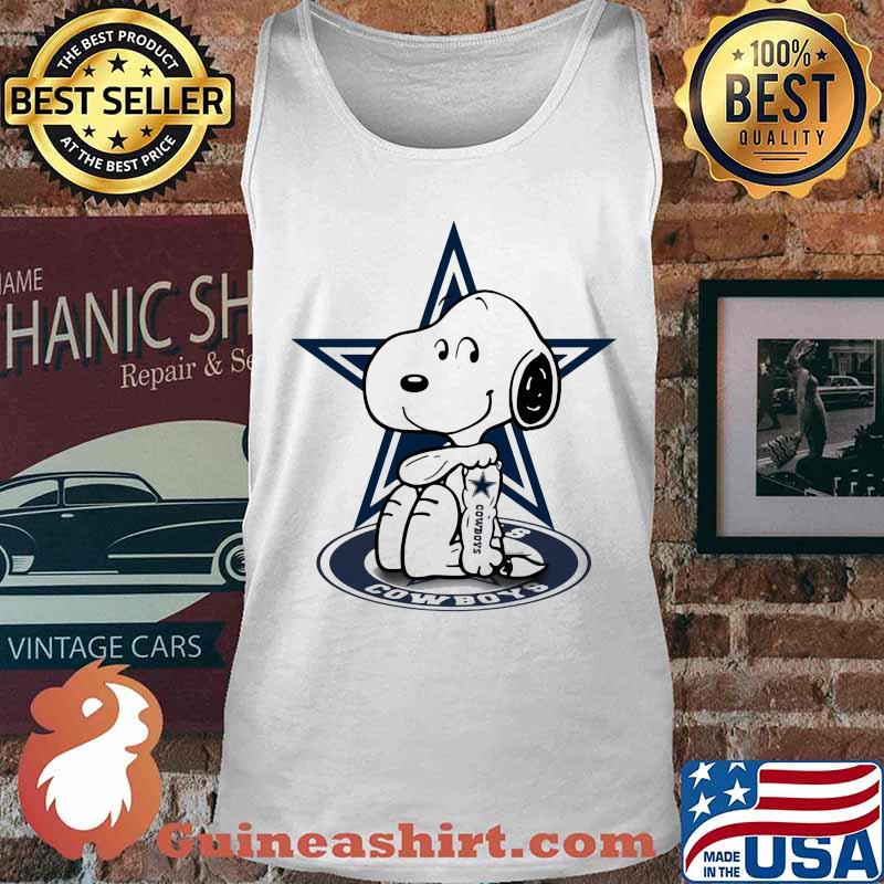 Snoopy tattoos dallas cowboys football logo s Tank top