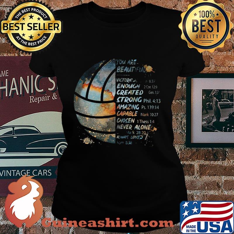 Soccer you are beautiful victory enough created strong amazing capable chosen never alone s Laides tee