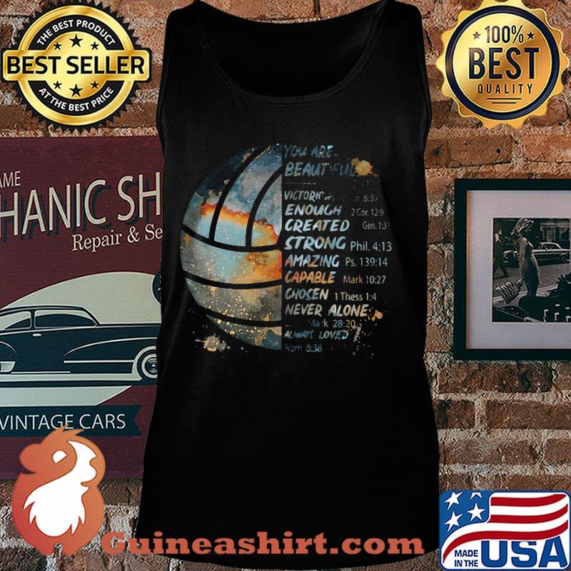 Soccer you are beautiful victory enough created strong amazing capable chosen never alone s Tank top