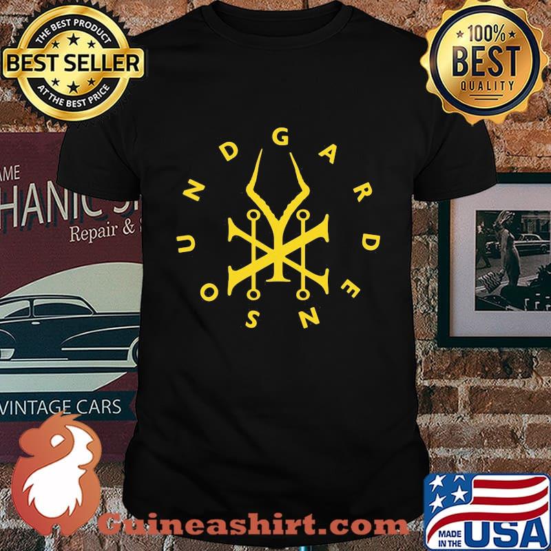 Soundgarden band logo yellow shirt