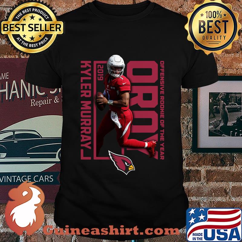 St louis cardinals 2019 kyler murray droy defensive rookie of the year shirt