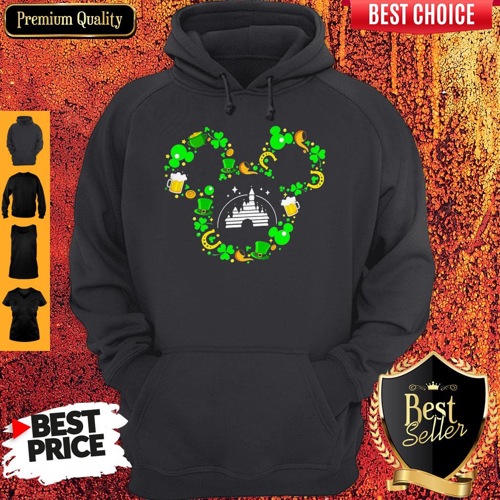 St Patricks Day Mickey Mouse Disney Castle Shirt - Image 9